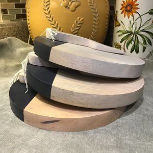 NWT Wild Sage set of 3 Wood Cutting Boards
